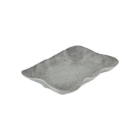 Блюдо овальное STONE DARK 26см