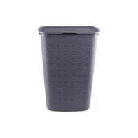 Корзина для белья SOFTEX тёмно-серая 56л