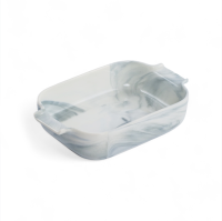 Форма для запекания фарфоровая MARBLE 23х15х5см прямоугольная