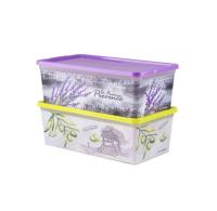 Коробка ПРОВАНС FLEUR 5.5л прямоугольная