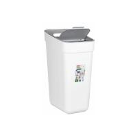 Контейнер для мусора READY TO COLLECT белый/светло-серый 30л