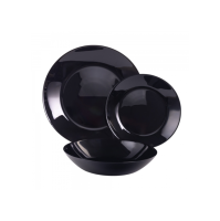 Набор столовый ZELIE BLACK 18 предметов 6 персон
