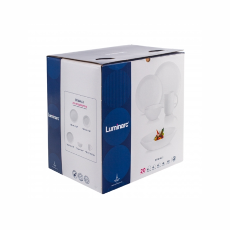Набор столовый DIWALI WHITE 20пр