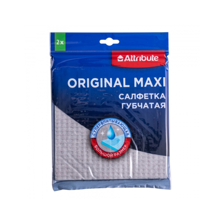 Салфетка губчатая ORIGINAL MAXI 2шт 18x20см
