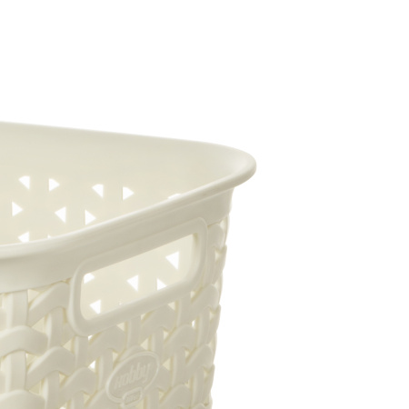 Корзина RATTAN слоновая кость 14х19х7см