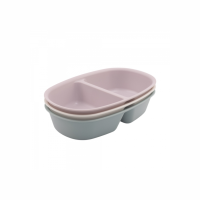 Тарелка KITCHEN, микс цветов, двухсекционная