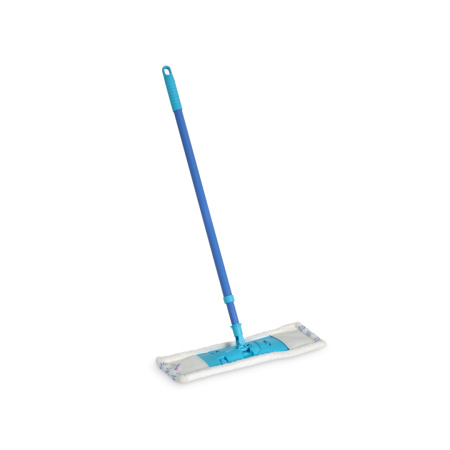 Швабра MICROWIPER ABRASIVE с телескоп.ручкой 140см, микрофибра+абразив