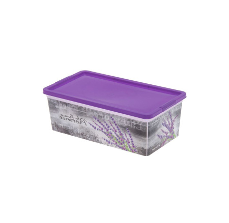 Коробка ПРОВАНС FLEUR 5.5л прямоугольная