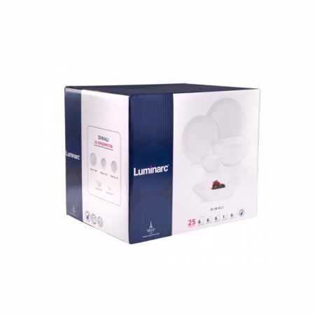 Набор столовый DIWALI WHITE 25пр