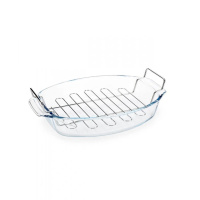 Блюдо Pyrex Irresistible 39х27см овальное с решеткой