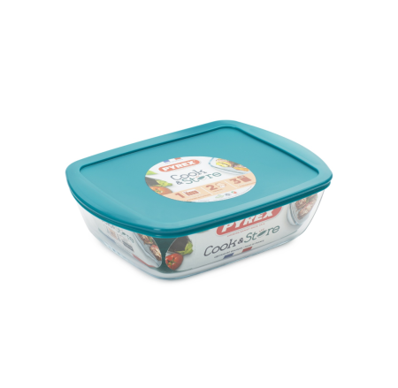 Блюдо с крышкой Cook <(>&<)> Store 28х20x8см 2.5л прямоугольное