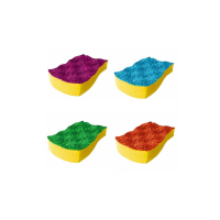 Губка ПУР Колорс 3+1шт