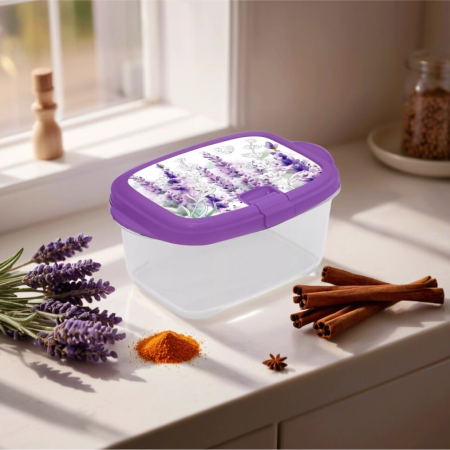 Контейнер для СВЧ с клапаном LAVENDER 0.7л