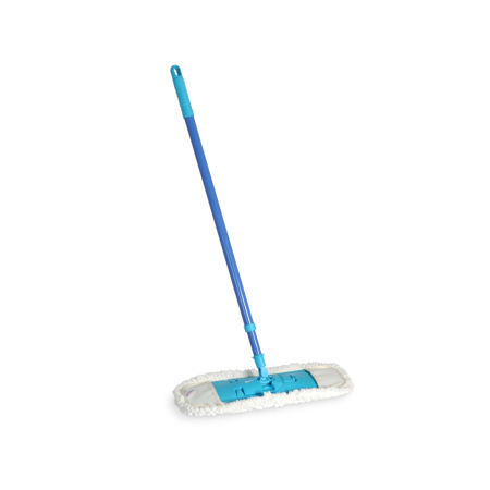 Швабра MICROWIPER EXTRA с телескоп.ручкой 140см, микрофибра