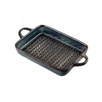 Форма для запекания керамическая GLAZE 32x18.5x4см прямоугольная