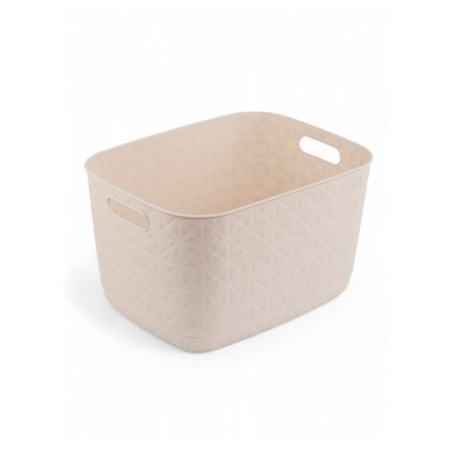 Корзина SOFTEX L кремовая 19л