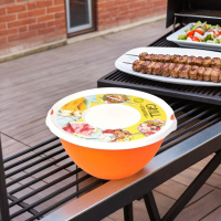 Миска с крышкой GRILL MENU 2л